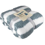 Sherpa Blanket, size 220 x 200cm - assorted 